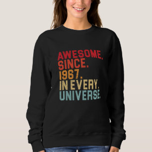 Sudadera 55.º Cumpleaños Impresionante 1967 En Cada Univers