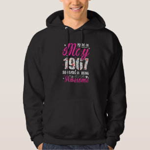 Sudadera 55.º cumpleaños increíble desde mayo de 1967