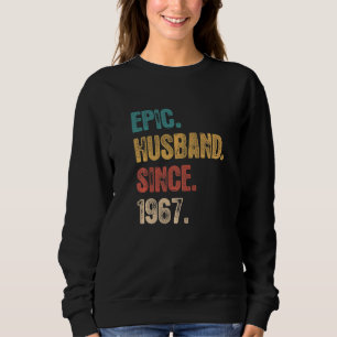 Sudadera 55 Aniversario Boda De Su Esposo Épico Desde