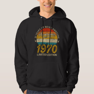 Sudadera 55 años de edad 1970 Regalo retro asombroso de 55 