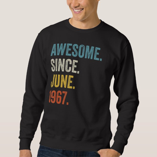 Sudadera 55 años de edad increíble desde junio de 1967 55º  (Anverso)
