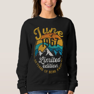 Sudadera 55 años de edad increíble desde junio de 1996