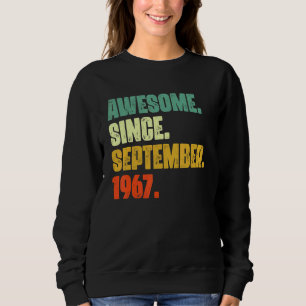 Sudadera 55 años de edad increíble desde septiembre de 1967