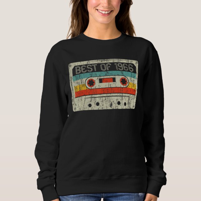 Sudadera 56º Cumpleaños Mejor De Cinta Cassette 1966 56 Año (Anverso)