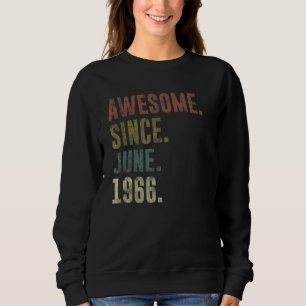 Sudadera 56.ª cosecha de cumpleaños desde junio de 1966