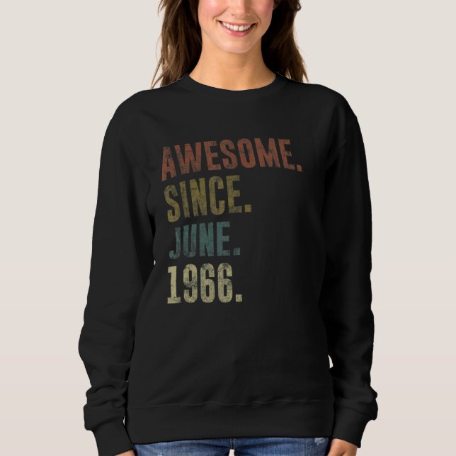 Sudadera 56.ª cosecha de cumpleaños desde junio de 1966 (Anverso)