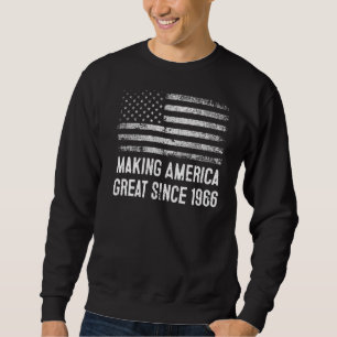 Sudadera 56.º cumpleaños haciendo grande a Estados Unidos d
