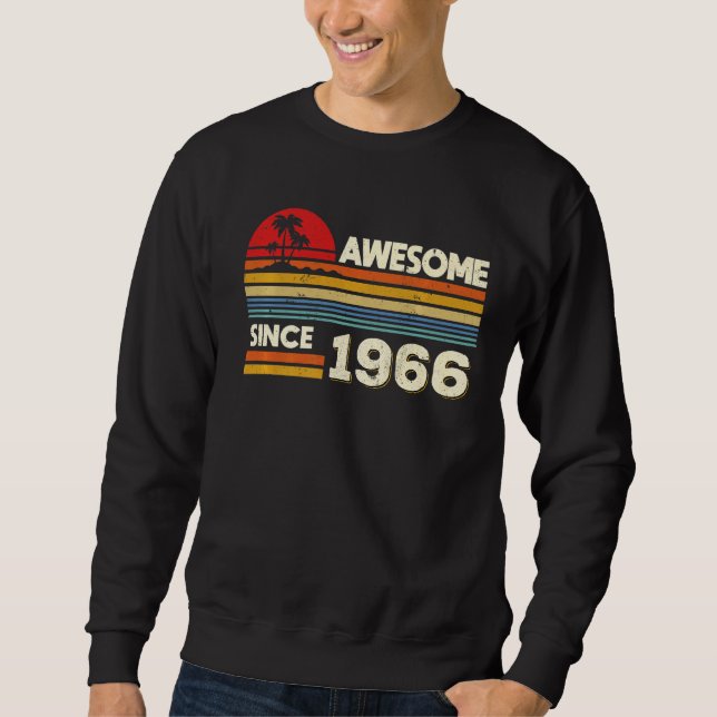 Sudadera 56.º cumpleaños increíble desde 1966 (Anverso)