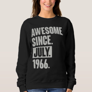 Sudadera 56 años de edad asombroso desde julio de 1996