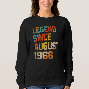 Sudadera 56 Años de Edad  Leyenda Desde Agosto de 1966 Cump