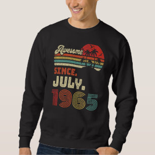 Sudadera 57 años de edad increíble desde julio de 1965 57º 