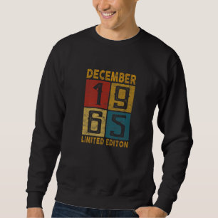 Sudadera 57 cumpleaños Diciembre 1965 Nacido en 1965 57 año
