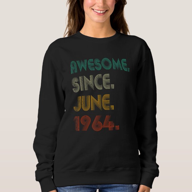 Sudadera 58 años de edad increíble desde junio de 1996 (Anverso)