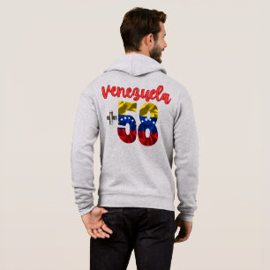 Sudadera 58 auténticas raíces venezolanas del orgullo venez