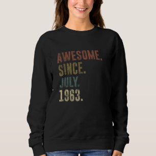 Sudadera 59.ª cosecha de cumpleaños desde julio de 1963