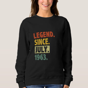 Sudadera 59.ª leyenda de cumpleaños retro de 59 años desde 