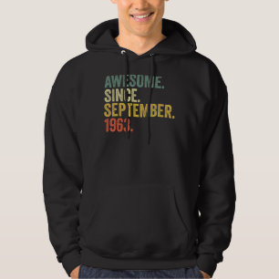 Sudadera 59.º cumpleaños increíble desde septiembre de 1963