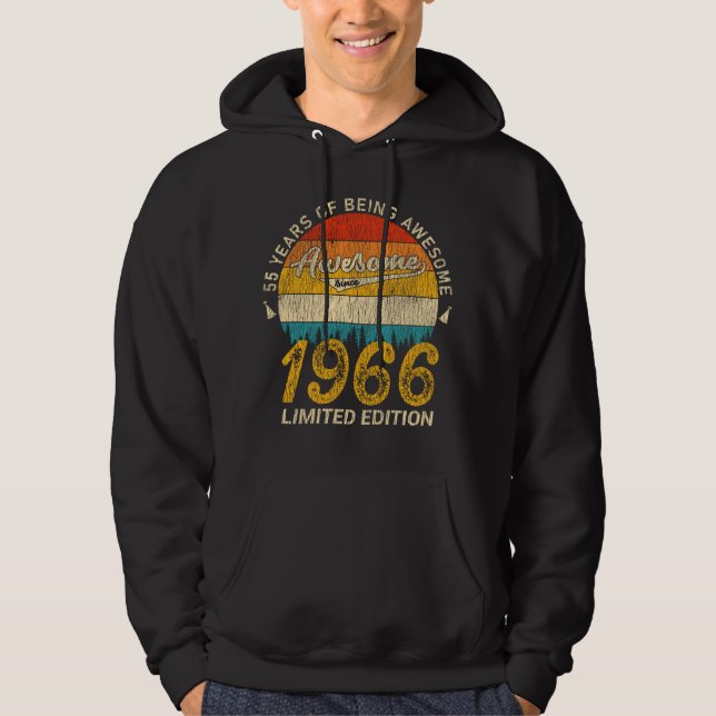 Sudadera 59 años de edad 1966: Impresionante regalo de cump (Anverso)