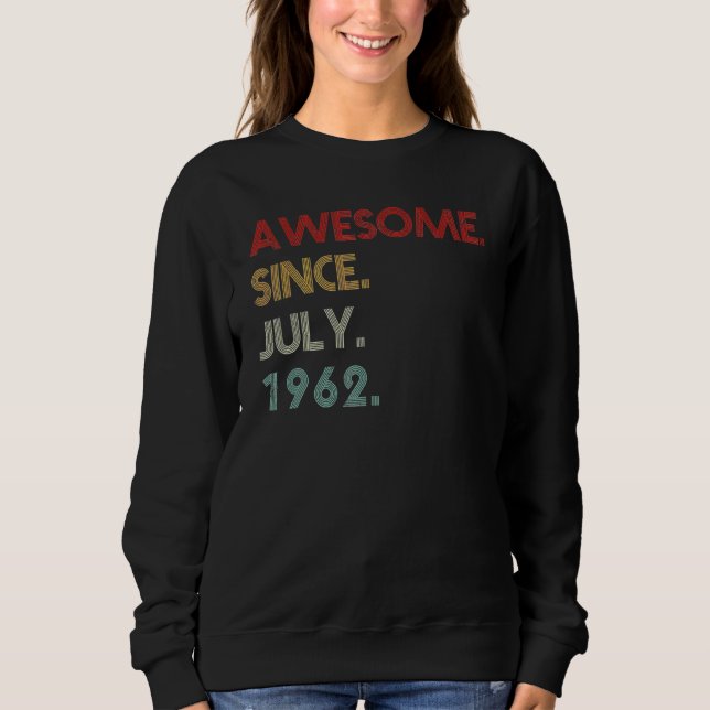 Sudadera 59 años de edad increíble desde julio de 1996 (Anverso)