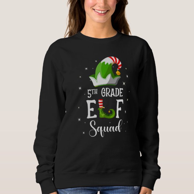 Sudadera 5.ª Christma, Grupo de Matanza de Familia Elf (Anverso)