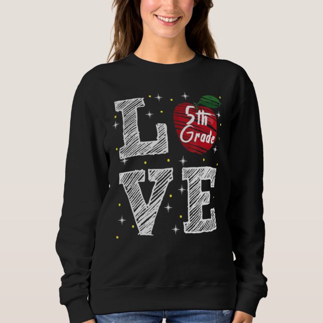 Sudadera 5.º Amor De Grado Con Apple (Anverso)