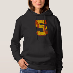 Sudadera 5.º Bodega de Bodega de cumpleaños Chica de 5 años