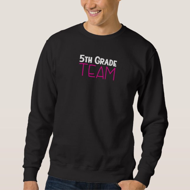 Sudadera 5.º curso de equipo de enseñanza primaria de quint (Anverso)