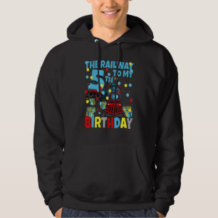 Sudadera 5.º Ferrocarril De La Fiesta Del Cumpleaños Del Tr