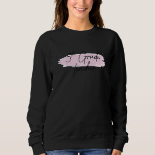 Sudadera 5.º Primer Día De Enseñanza De Maestra De Vuelta A