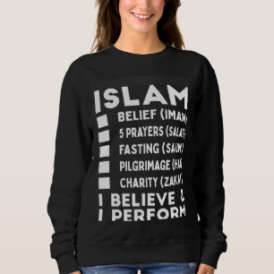 Sudadera 5 Cinco Bases o Pilares del Islam Islámico para Mu