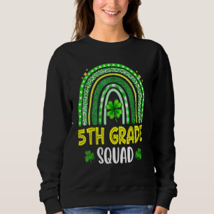Sudadera 5 Grado Squad St Patricks Day Funny Mating