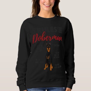 Sudadera 5 Reglas Para El Perro Doberman Pinscher