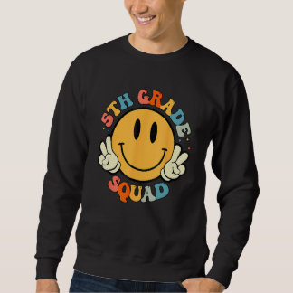 Sudadera 5th Grade Squad Fifth Grade Student Teacher Back T