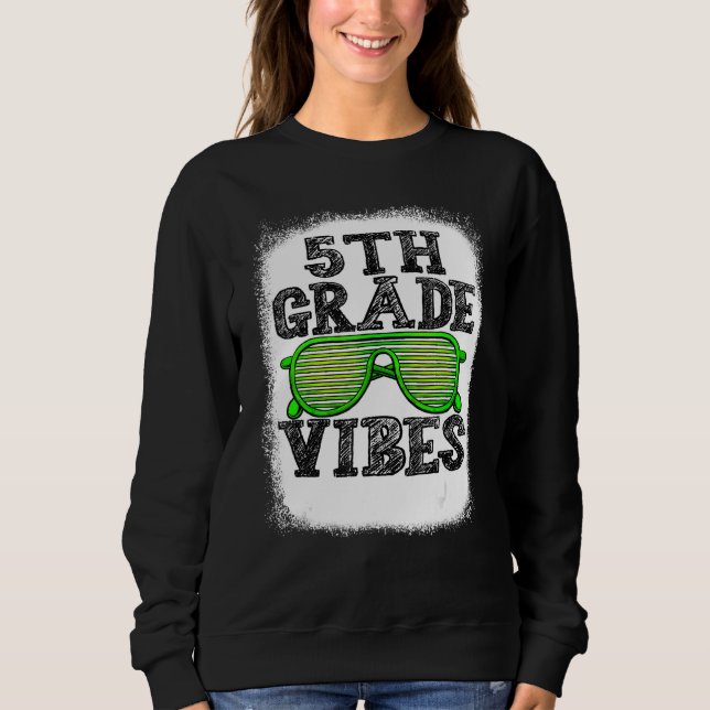 Sudadera 5th Grade Vibes 5th Grade Back To School Boys Kids (Anverso)