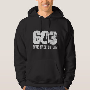 Sudadera 603 New Hampshire - Live Free o Die