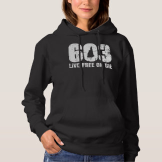 Sudadera 603 Nuevo producto de Hampshire - Live Free o Die 
