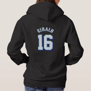 Sudadera 603 Riptide Hoodie de las mujeres con nombre y núm
