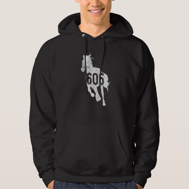Sudadera 606 Mapa de Kentucky Morehead Pikeville Middlesbor (Anverso)
