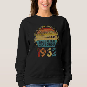 Sudadera 60.º cumpleaños increíble desde septiembre de 1962