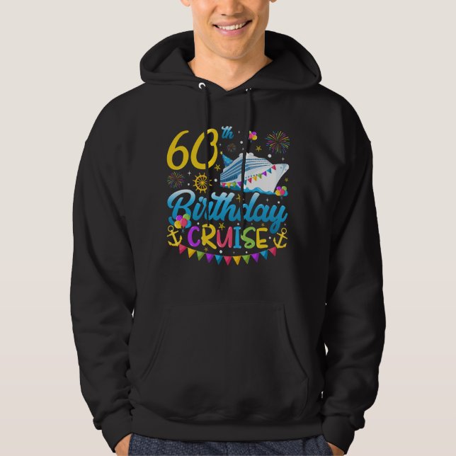 Sudadera 60.º Fiesta B-Day Cruise (Anverso)