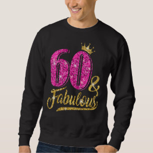 Sudadera 60 años de edad y fabuloso 60 años de Cro Rosado