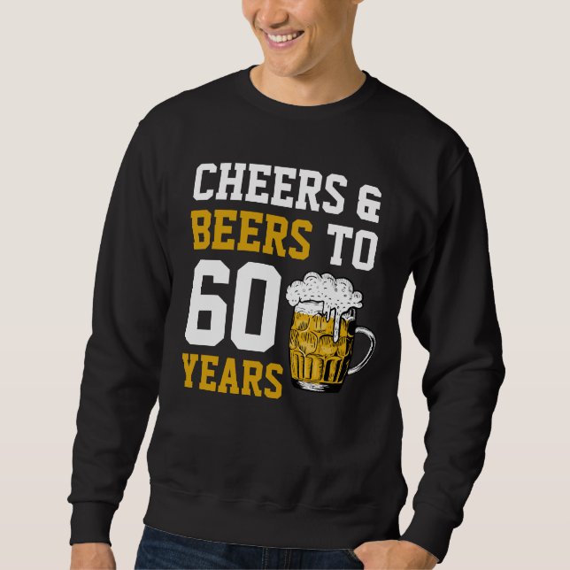 Sudadera 60 años de vigilia y cerveza a 60 años (Anverso)