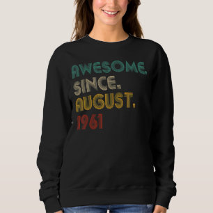 Sudadera 61 años de edad increíble desde agosto de 1961