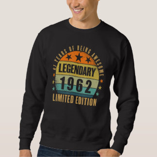 Sudadera 61 años de ser maravilloso vintage 1962 Limited Ed