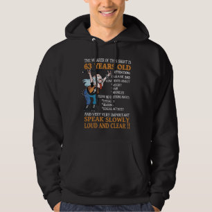 Sudadera 63.ª Cumpleaños Mujeres Hombres 63 años