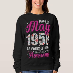 Sudadera 64.º cumpleaños increíble desde mayo de 1958