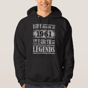 Sudadera 64 Años De Edad 1961 Nacimiento De La Leyenda 64º 