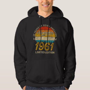 Sudadera 64 años de edad 1961 Regalo retro asombroso de cum