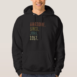 Sudadera 65.ª cosecha de cumpleaños desde junio de 1957