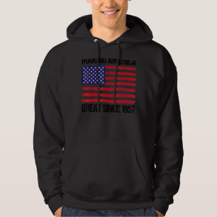 Sudadera 65.º cumpleaños haciendo grande a Estados Unidos d
